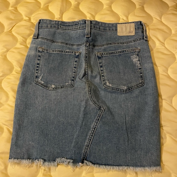 AG-ED ADRIANA GOLDSCHMIED the Erin’ Jean skirt size 26 - Picture 4 of 6